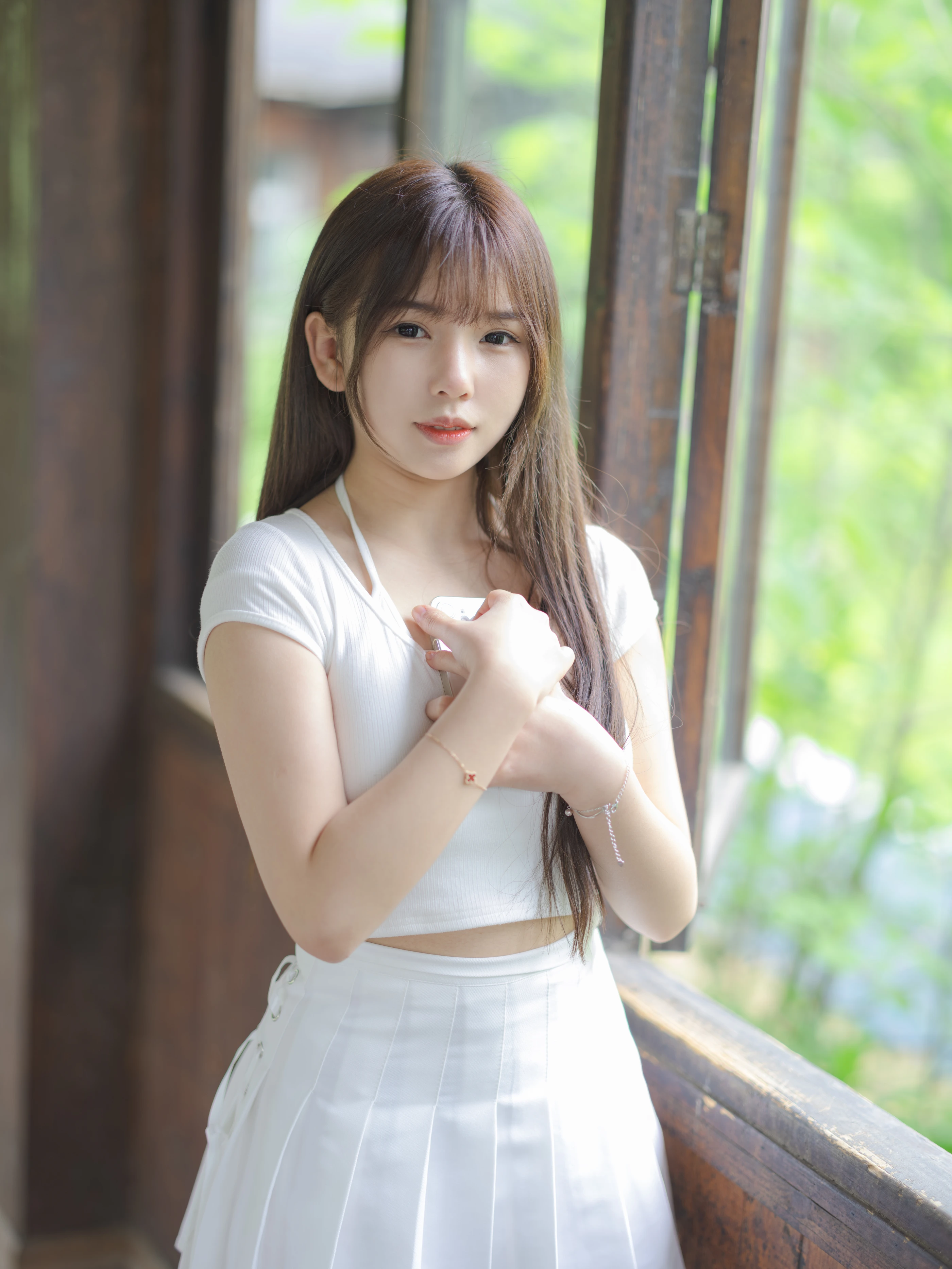 森萝财团 晴涩001 乃晴 肉丝 15D 超薄 [109P 1V]插图8
